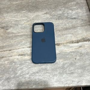 Dark blue iPhone case.